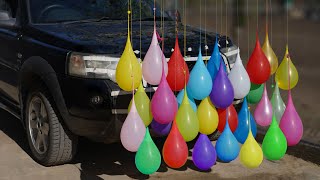 Car vs Water Balloons Wall Experiment by 100% 103,431 views 4 years ago 2 minutes, 10 seconds