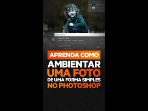 Aprenda como ambientar uma foto de forma simples no Photoshop ? #designergrafico #shorts