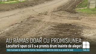 Lucrările de renovare a drumului din Buțeni nu au fost duse până la capăt