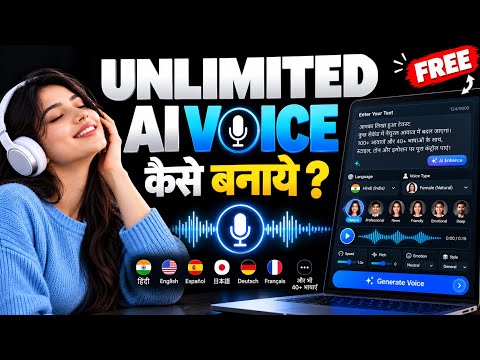New Free AI Voice Generator: All Languages Available | How to Create AI Voice | Text to Voice