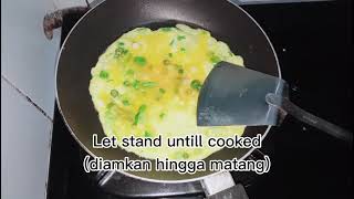 UJIAN PRAKTIK BAHASA INGGRIS PROCEDURE TEXT 'FRIED EGG'