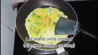 UJIAN PRAKTIK BAHASA INGGRIS PROCEDURE TEXT 'FRIED EGG'