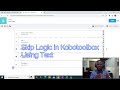 Using Text Skip Logic in Kobotoolbox