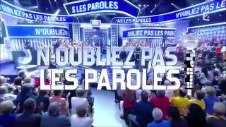 Video thumbnail of "Générique "N'oubliez pas les paroles" (France 2)"