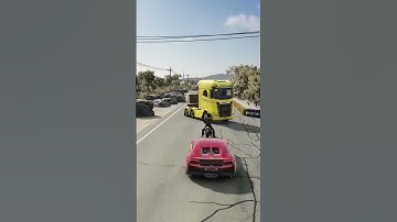 Realistic Highway Car Crashes #457 #shorts #beamngdrive