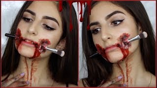 Makeup Brush Through Mouth | Halloween SFX Makeup