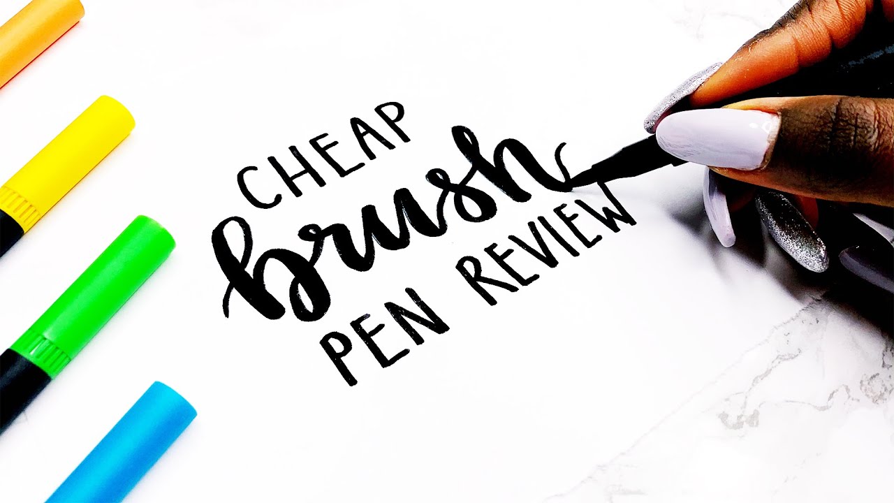 iBayam Dual Brush Review  Small Brush Marker for Hand Lettering 