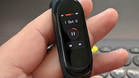 QUICK FIX ON MI BAND 4 MUSIC CONTROL CONNECTION