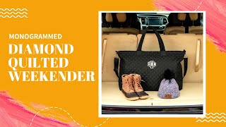 Diamond Quilted Weekender