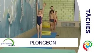 Les tâches en plongeon - PASS'SPORTS DE L'EAU