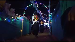 Prosesi Wisudawan Wisudawati. Tingkat Tk Tpa Madrasah Raudhatul Athfal Pangbatok Proppo Pamekasan