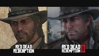Red Dead Redemption 1 vs 2 Characters Comparison
