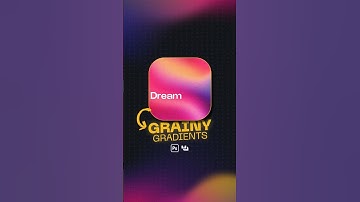 How to design the stunning grainy gradient effect.