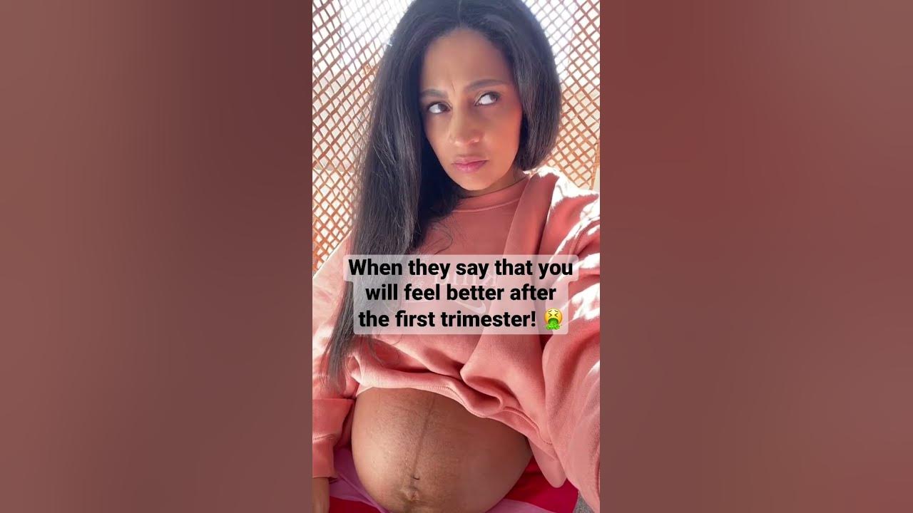 Pregnancy sickness in each trimester for me 🤮🙈 #nausea #pregnancylife #pregnancysymptoms