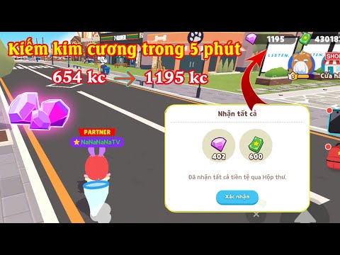 (Play Together) Cách kiếm Kim Cương Siêu Nhanh | Tặng Code