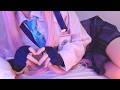 【ASMR/No talking】ブルアカ/ホシノと添い寝×心音×なでなで🤤【コスプレ】Co-sleeping x heartbeat x stroking