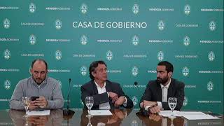 Conferencia de prensa Gobierno de Mendoza