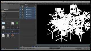 Apple Motion Project: How-to Custom Snowflake Design and then some...