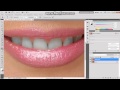 Как быстро отбелить зубы в фотошопе
