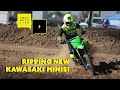 First Ride On The 2022 Kawasaki KX85 & KX112!