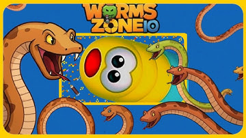 🐍 WORMS ZONE.IO | DOUBLY Biggest Snake Best Gameplay! / Latest Gaming Zone