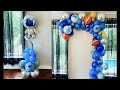 HOW to make a OUTER SPACE BALLOON GARLAND without helium 🎈- Sugarella Sweets Party