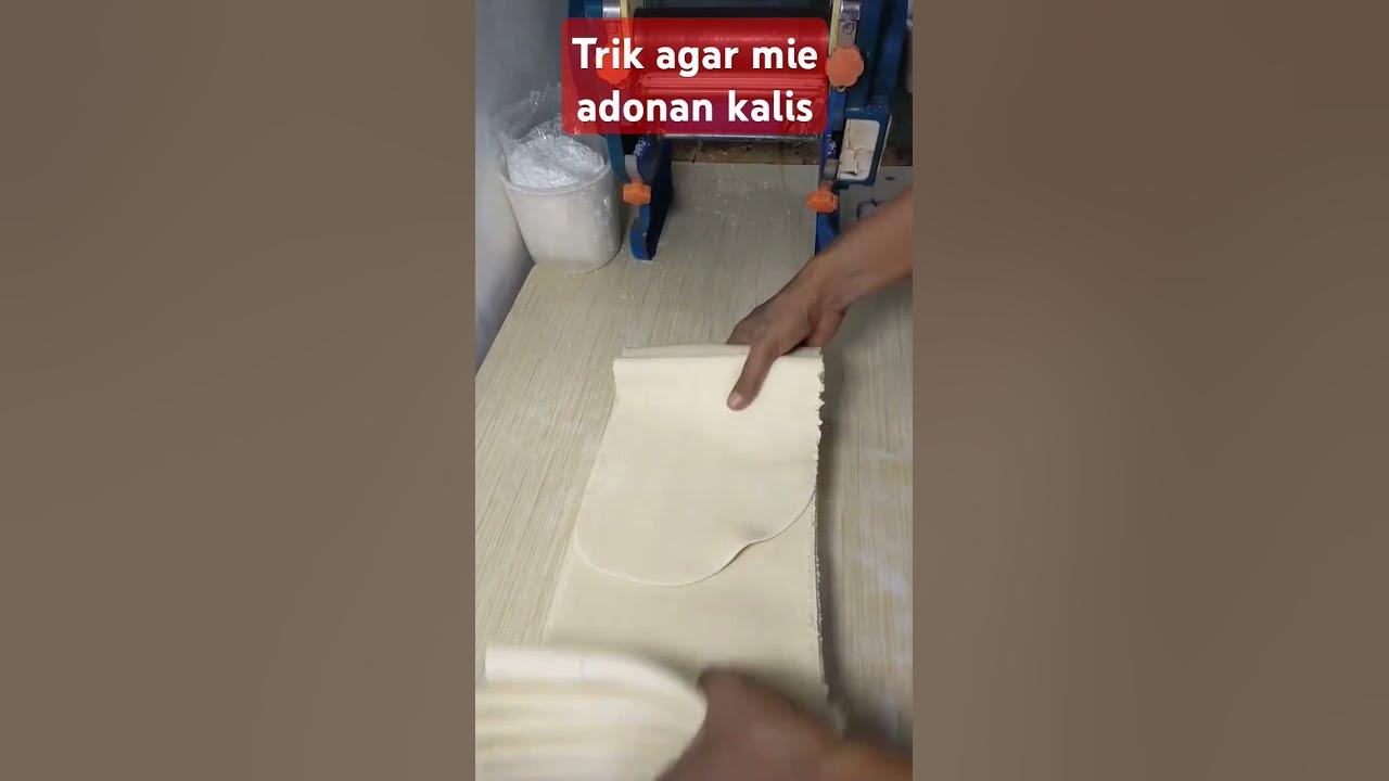Tips agar adonan mie cepat Kalis #mieayamhomemade #miebasah