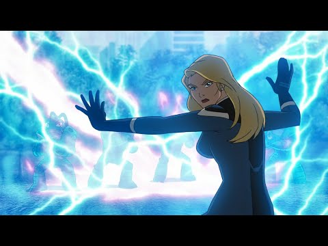 Sue Storm (Invinsible Woman) - All Powers Scenes (Animated)