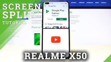 How to Open Apps in Split Screen View in Realme X50- Create Dual Screen