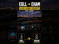 EGLL → EHAM | Airbus A320 Home Cockpit Experience #a320 #airbus #flightsimulator #msfs24 #cockpit