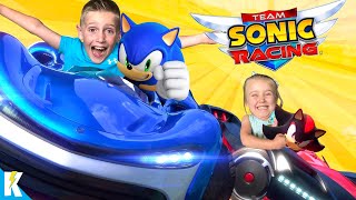 TEAM SONIC RACING! Family Battle Grand Prix Gameplay | K-City GAMING screenshot 4