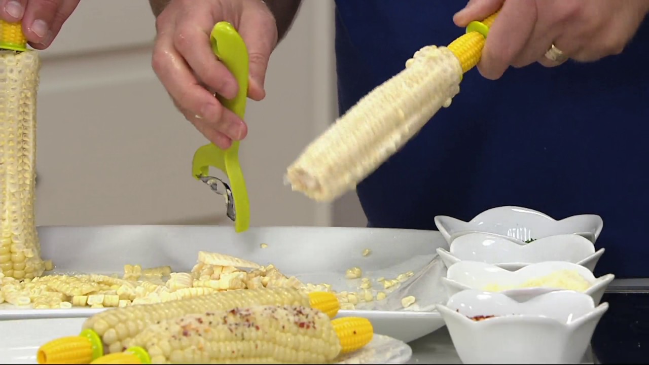 Kuhn Rikon Corn Zipper & 18 Heat Resistant Corn Holders on QVC YouTube