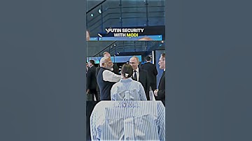 Putin Security With Modi #respect #putin #modi #sigma #shorts #russia #viralvideo