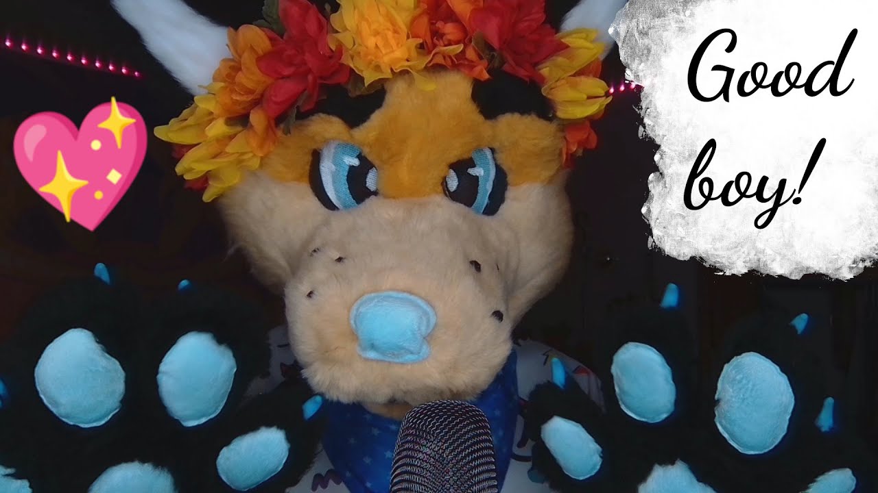 [Fursuit ASMR] Good Boy, Petting You, and Smoochies