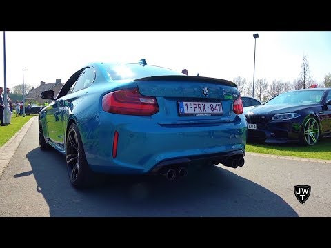 LOUD BMW M2 F87 W/ M Performance Exhaust! LOUD REVS & More Sounds!