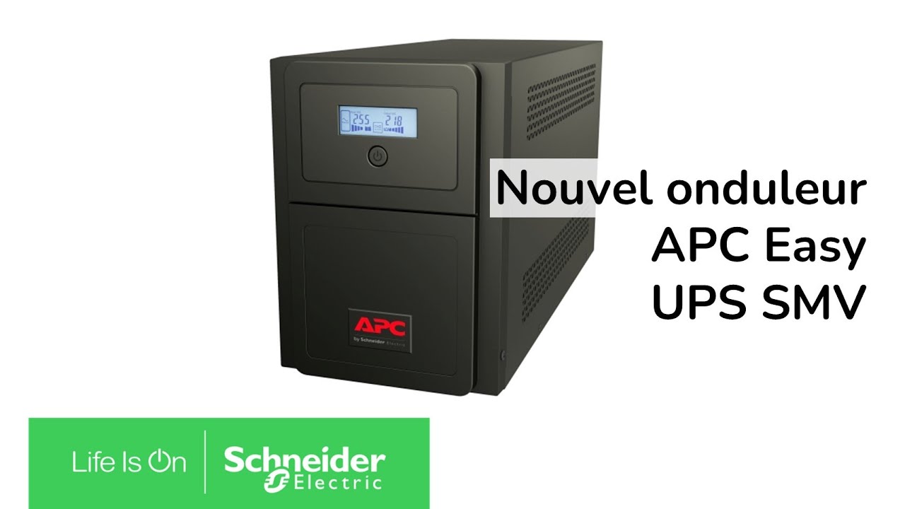 Découvrez le nouvel onduleur APC Easy UPS SMV