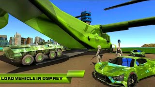 US Army Car Transport Game 2020: Car Jeep Helicopter Military Transport Simulator - Android Gameplay screenshot 4