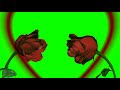 Green screen roses effects