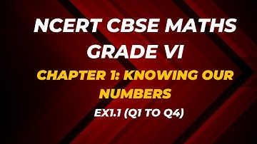 CBSE Class VI - Maths Chapter 1. Knowing Our Numbers|In Tamil#intamil#grade6#maths#cbse#ncert#class6