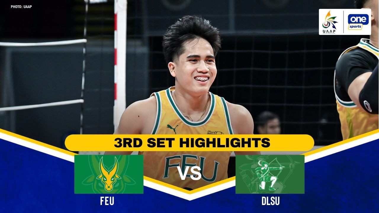 FEU vs DLSU | SET 3 HIGHLIGHTS | UAAP SEASON 88 MEN’S VOLLEYBALL | APR ...