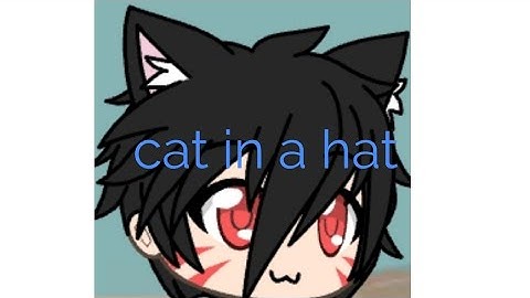 Cat in a hat scream and run meme *original*