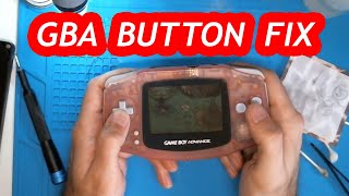 GBA Sticky Non-Working Buttons Cleanup