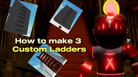 How to make 3 custom ladders in Piggy Build Mode 🛠️ (Build Mode T&T)
