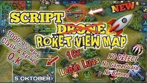 VIP SCRIPT ROCKET DRONE VIEW 10X LEBIH LUAS 3D
