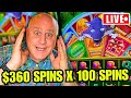 $360 SPINS! LARGEST BETS EVER ON HUFF N EVEN MORE PUFF!!!