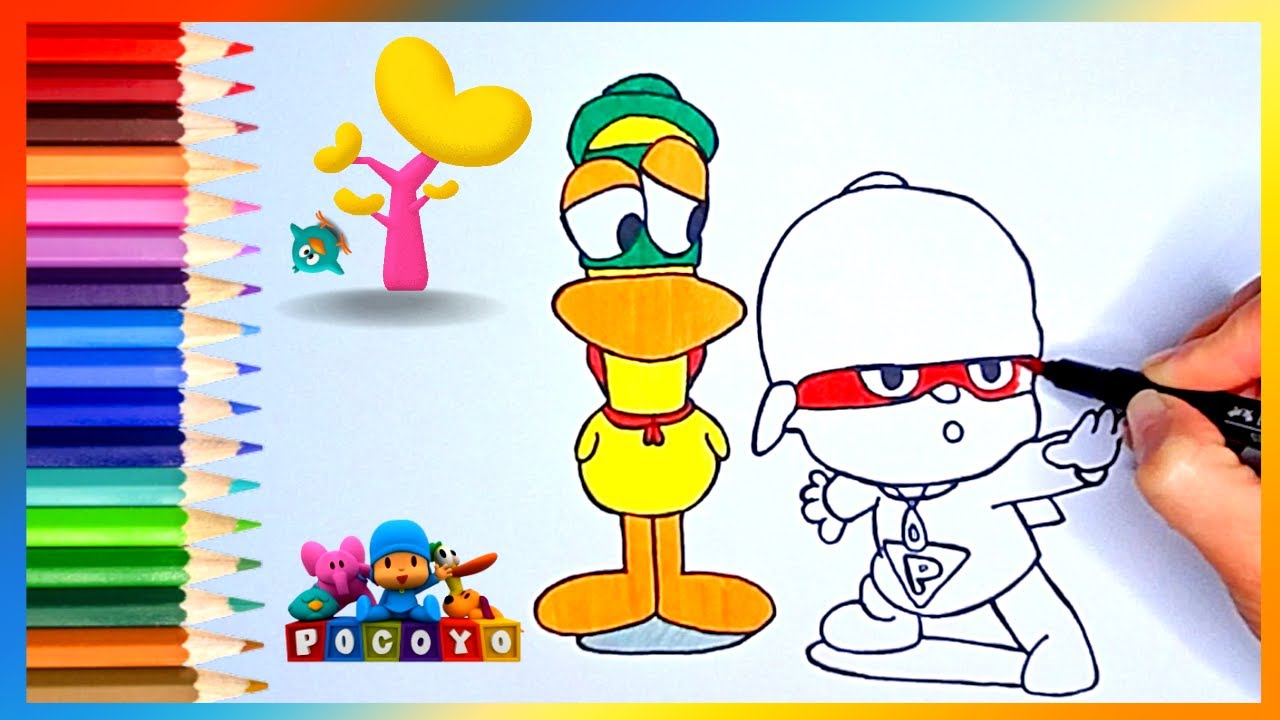 Livro de Colorir / Pocoyo (Lápis de Cor)