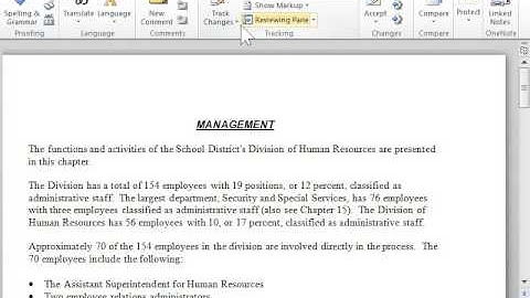 View Tracked Changes after Merging Documents - Word 2010
