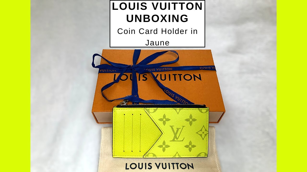 Louis Vuitton Unboxing! Taigarama Coin Card Holder in Jaune 