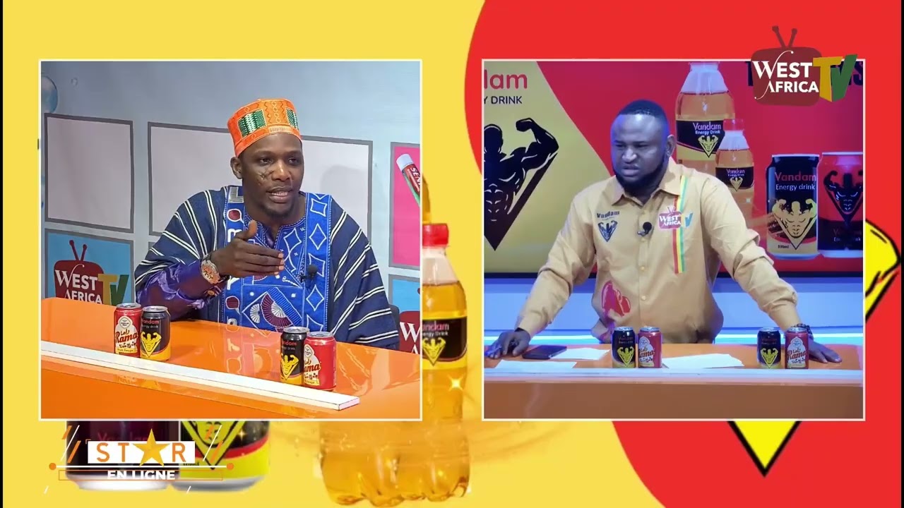 STAR EN LIGNE AVEC LAMARANA GONGORE ET CAMPBELL SUR WEST AFRICA TV