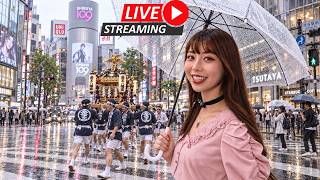 Tokyo’s Rainy festival day 🔴 LIVE in 4K